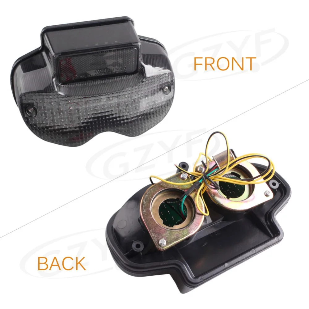 Smoke E-Mark LED Rear Tail Brake Light Turn Signal Lamp Integrated  For SUZUKI BANDIT 600 1200 2000 2001 2002 2003 2004 2005