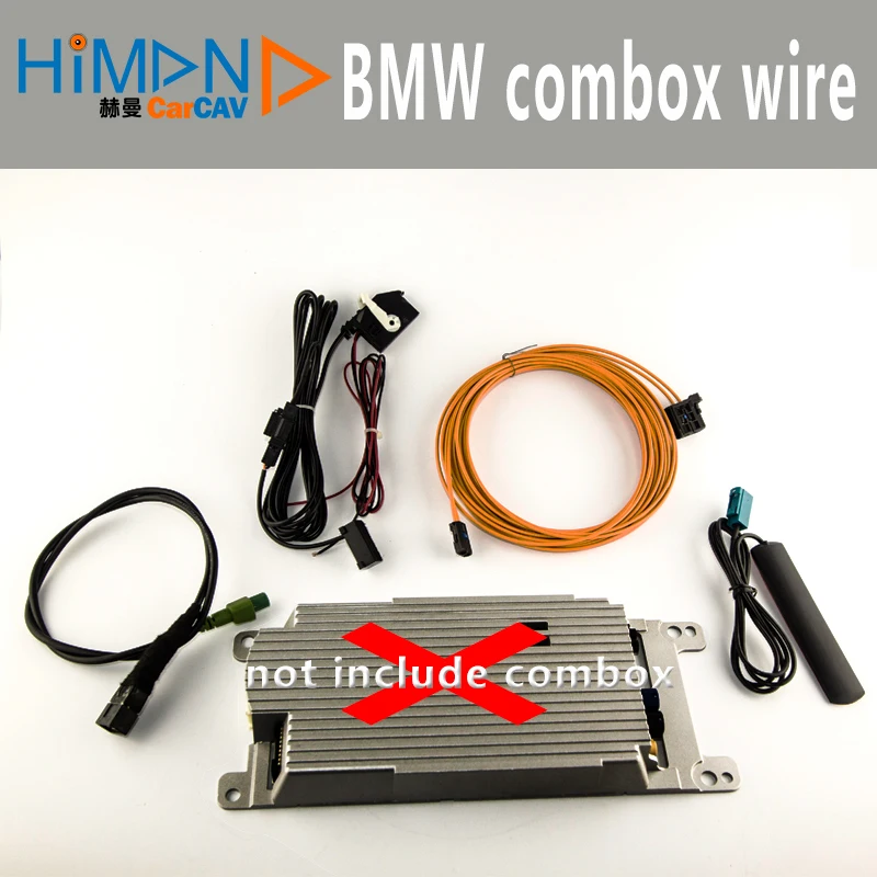 FOR BMW COMBOX CIC E90 E60 E84 E70 6NR retrofit wiring kit Apps internet bluetooth