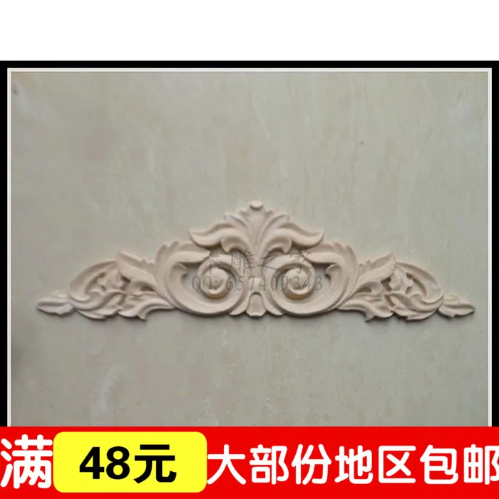 Special offer new Dongyang wood hollow European floral applique wood door flower bed flower carved wood furniture