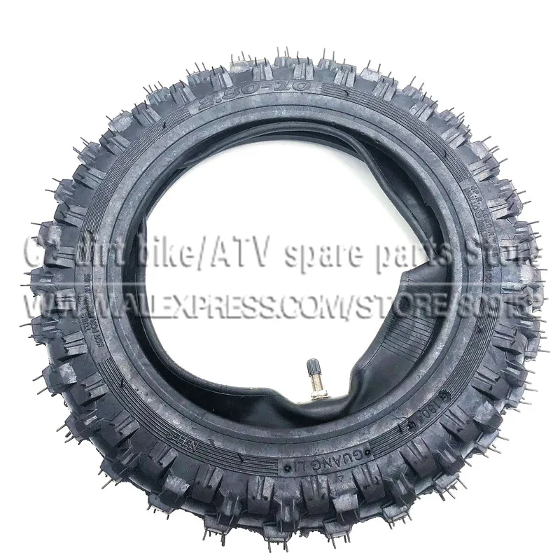 2.50-10 Front Or Rear Wheel Tire Out Tyre with Inner Tube 10inch tires 10\