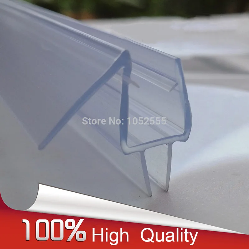 

Brand New 5PCS Bathroom Screen Rubber Big Seals Waterproof Strips Shower Glass Door Seals Strips Length 700mm Gap 3~7mm