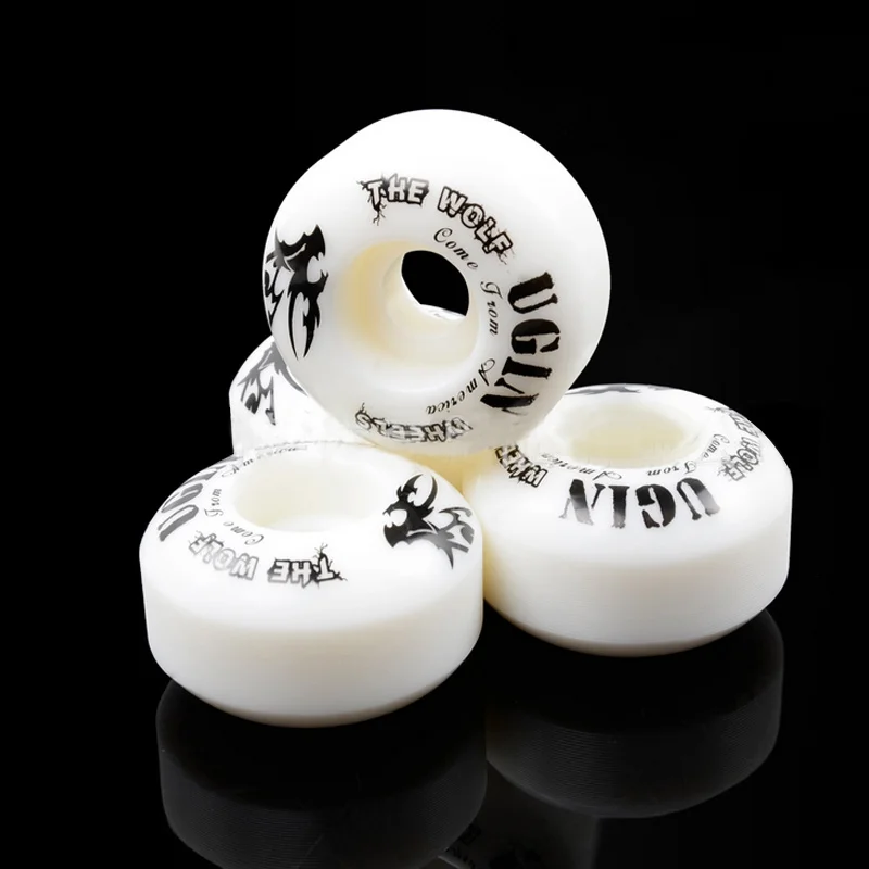 4X UGIN Classic The Wolf Series Pro Skateboard Wheels 52mm x 30mm Resilient PU for  rough grounds asphalt road half-pipe etc