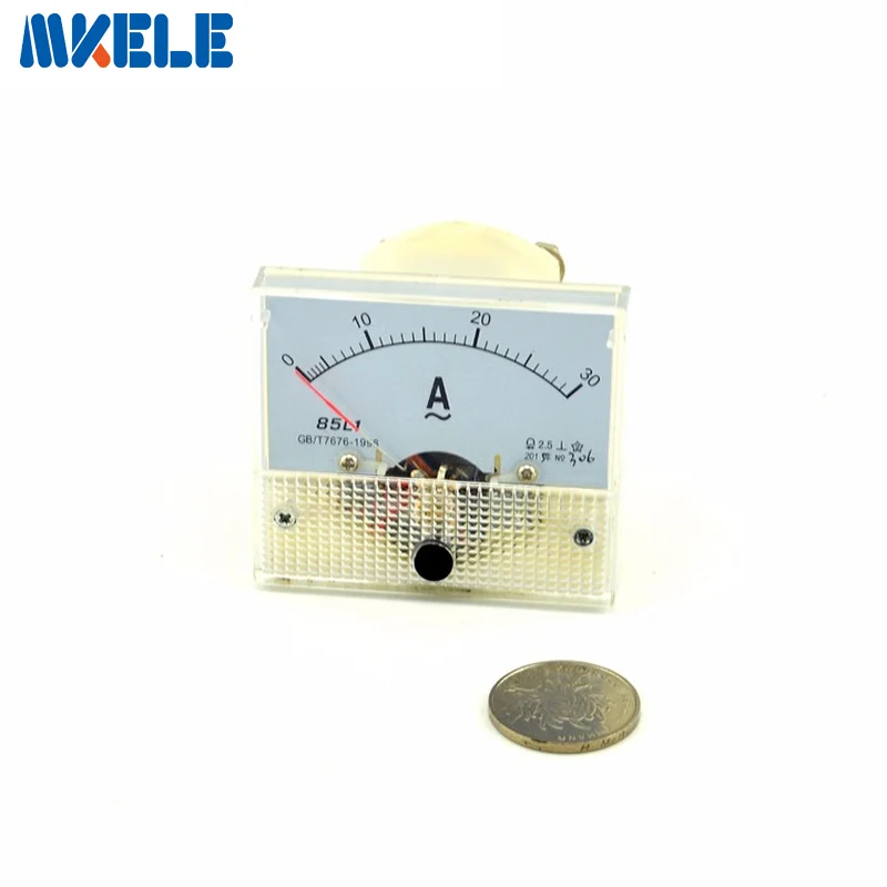 AC 85L1(30A)  Analog Ammeter Panel Current Amper Meter Pointer Diagnostic-tool Amperimetro Ampermeter Tester