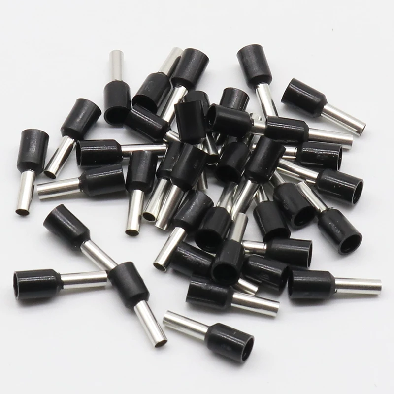 E2508 Tube insulating terminals 2.5MM2 100PCS/Pack Insulated Cable Wire Connector Insulating Crimp Terminal Connector E-