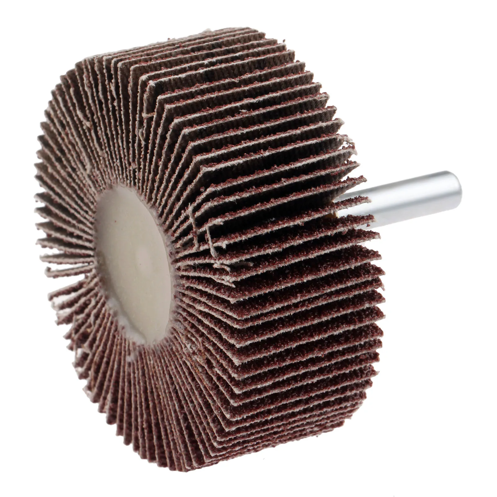 DRELD-ruedas de aleta de lijado de 60mm, 80-Grit, muela de pulido, cepillo, papel de lija para herramientas rotativas, accesorios Dremel, 1 unidad