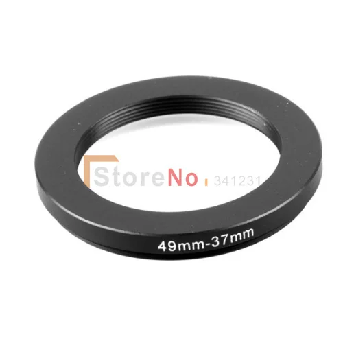 2 шт. кольцо адаптера фильтра объектива 49 мм до 37 мм 49-37 мм шаг вверх кольцо адаптера фильтра Новинка
