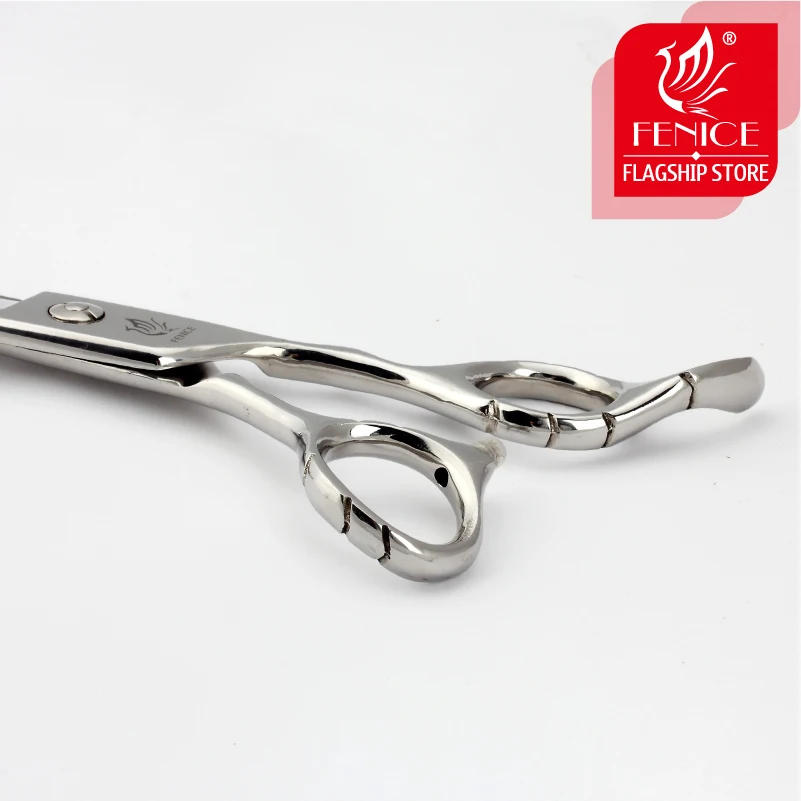 Fenice Professional Pet Grooming Scissors dog cutting shears 7 7.5 8.5 9 inch Japan 440c stainless steel non-slip handle