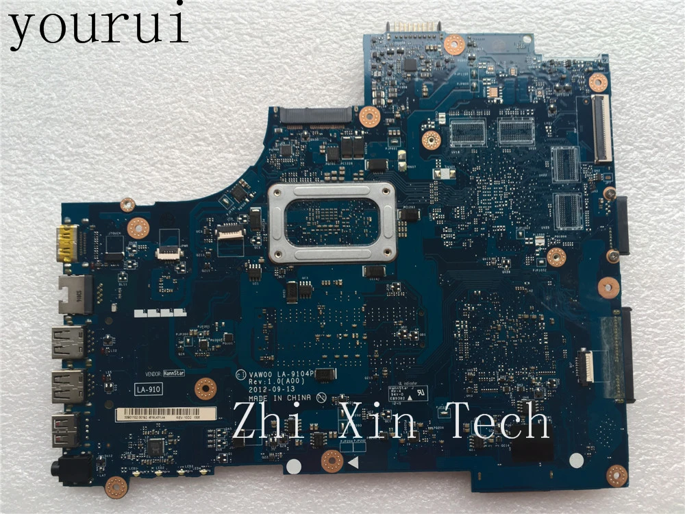 yourui  FOR DELL INSPIRON 2521 3521 5521 laptop motherboard 1017U CN-0GY07W 0GY07W GY07W mainboard NOTEBOOK LA-9104P full test