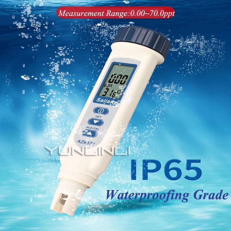 

Electronic Salinity Meter Food Salt Meter Kitchen Brine High-precision Culture Sea Salt Metering Instrument AZ8371