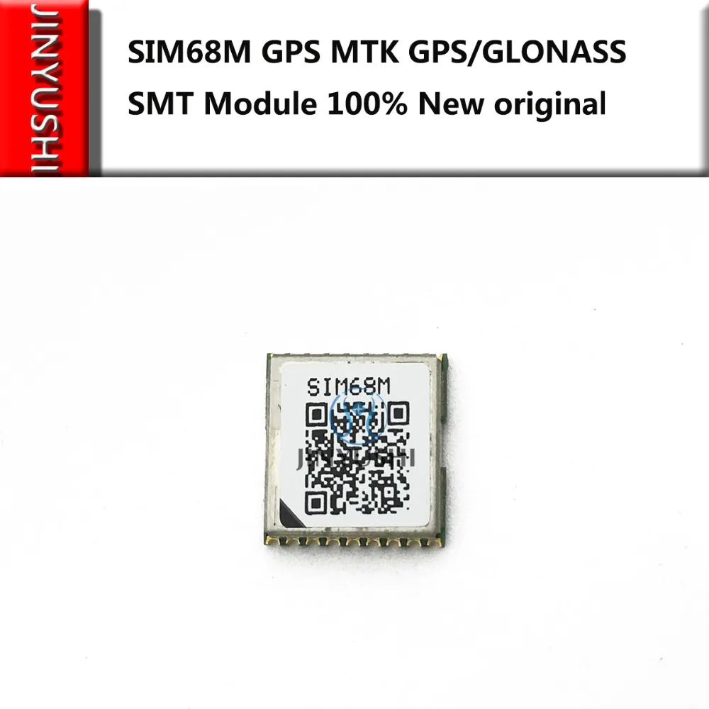 Free Ship 20pcs SIM68M SIMCOM 100% New original Genuine Distributor  GPS Module MTK GPS/GLONASS SMT  Module channel GPS receiver