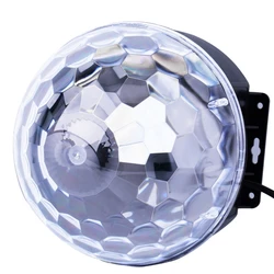 Crystal Magic Ball LED Luzes do Palco, DJ, Lâmpada do Palco, Luzes do Partido, Disco, Festa do Palco, Novo Natal Projetor Laser, USB-Stick, 6 Cores, 18W