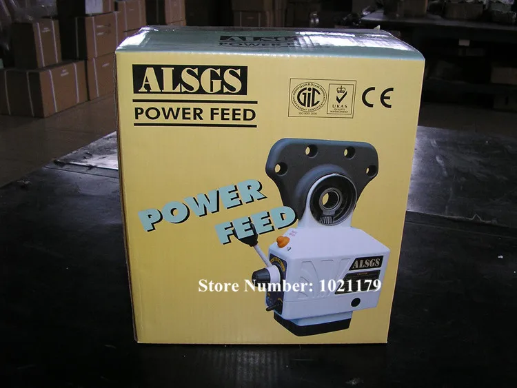 AL-510S Power Feed 650in-lb 200RPM AC220V / 110V Power Table Feed Larger Torque Milling Machine X Y Z axis Automatic Feeder