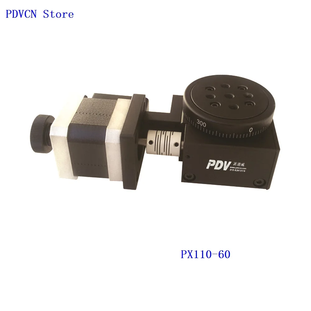 PDV NEW PX110-60 Motorized Rotary  Stage,    Optical Rotating Platform, High Percision Linear   Rotation