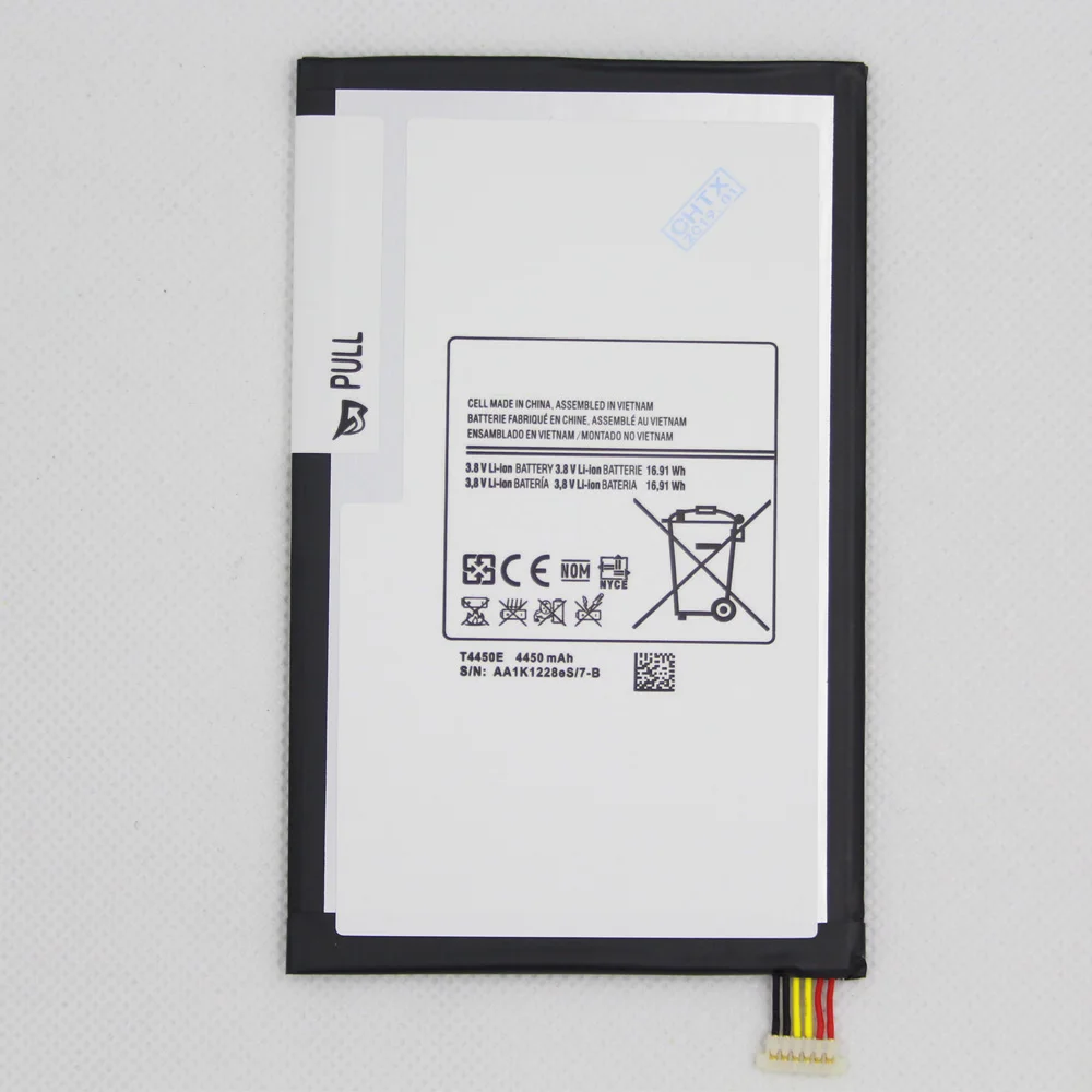 2pcs 5pcs 10pcs 4450mAh T4450E Internal Battery For Samsung Galaxy Tab 3 8.0 T310 T311 T315 SM-T310 SM-T311 E0288 E0396