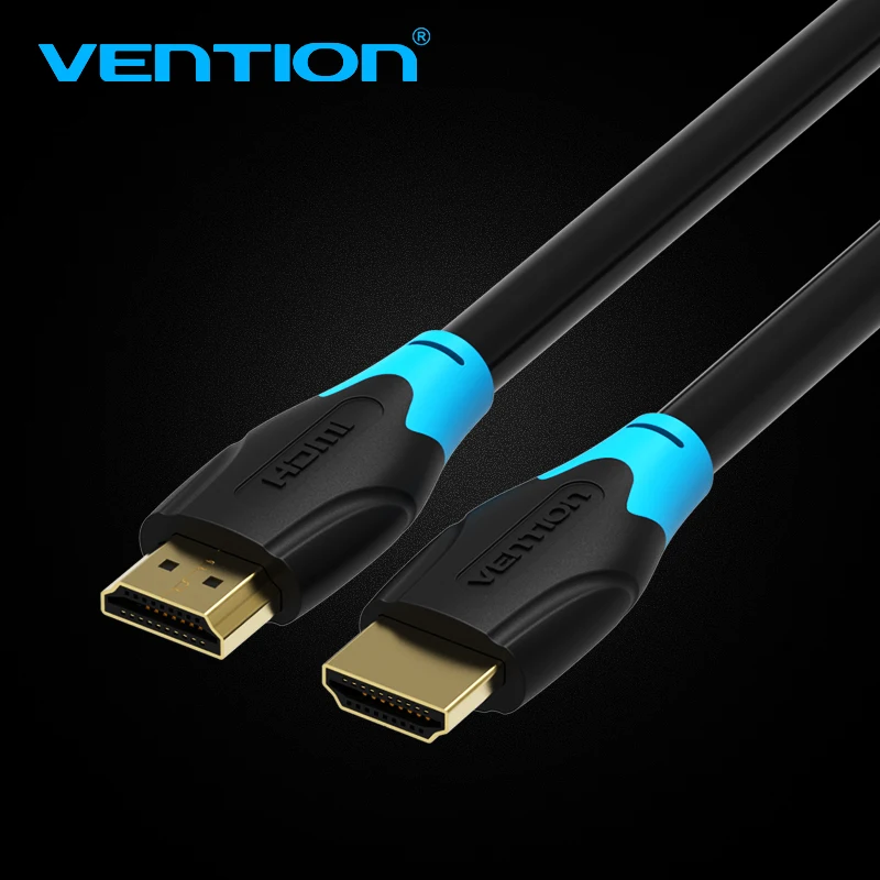 Vention สาย HDMI 2.0ความเร็วสูง4K 3D 60Hz HDMI To HDMI สายชาย-ชายสำหรับ HD TV LCD แล็ปท็อป PS3โปรเจคเตอร์สายคอมพิวเตอร์