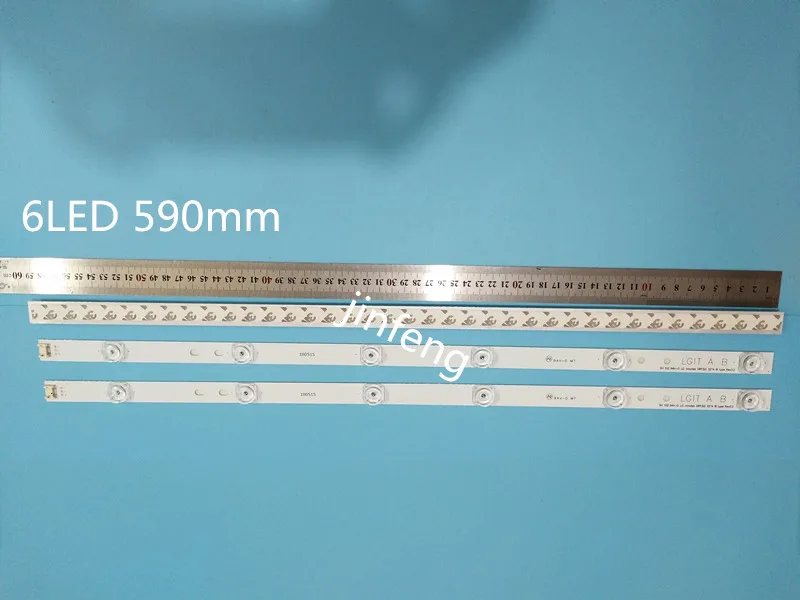 LED TV Illumination Part Replacement For LG 32LB563V-ZT 32LB563Z-TD 32LB5650-TO LED Bar Backlight Strip Line Ruler DRT3.0 32 A B