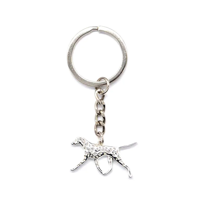 Women's Jewelry Alloy Cutout Dog Key Chains Lovers' Dalmatian Movement Key Chains