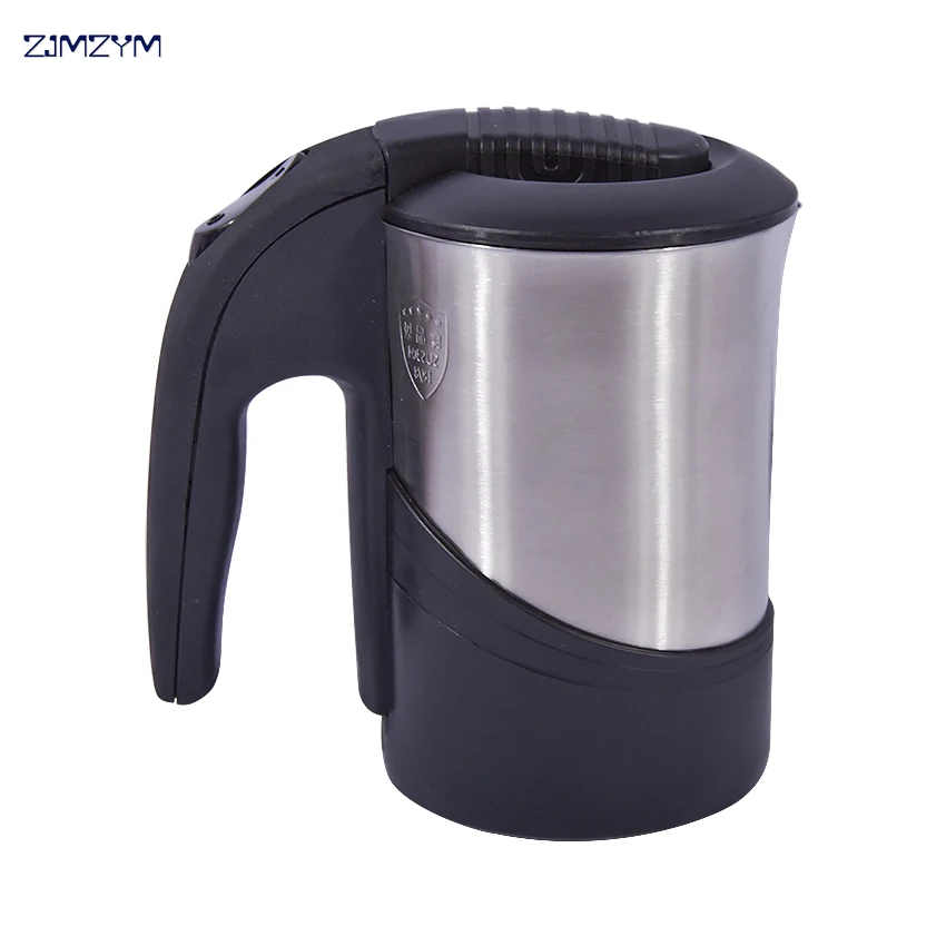 0.6L travel abroad electric kettle stainless steel 110V-220V European portable mini travel electric cup