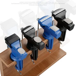 50mm Heavy Table Vise Bench Vice Universal Vise Desktop Vise Multifunctional 360 degree clamp fixture