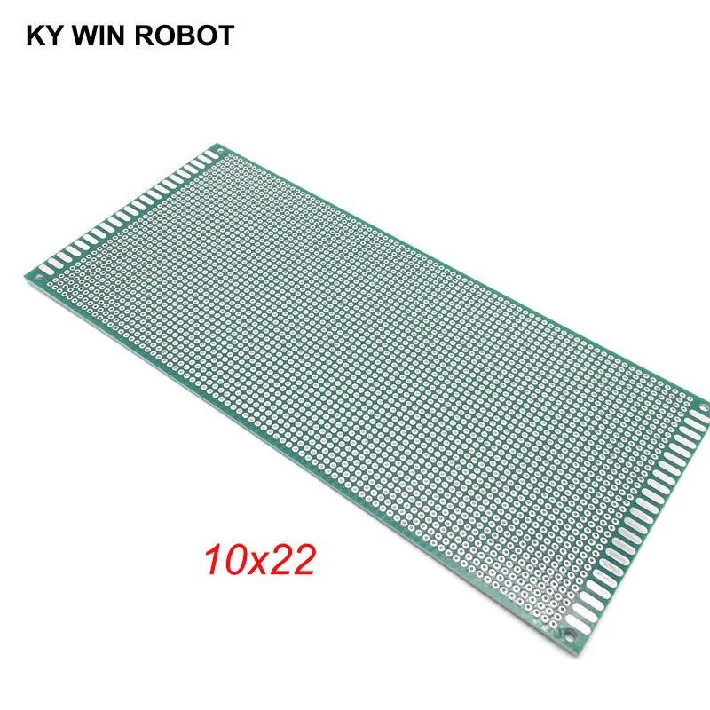 1 szt. 10x22cm 100x220 mm dwustronny prototyp PCB uniwersalna płytka drukowana Protoboard dla Arduino