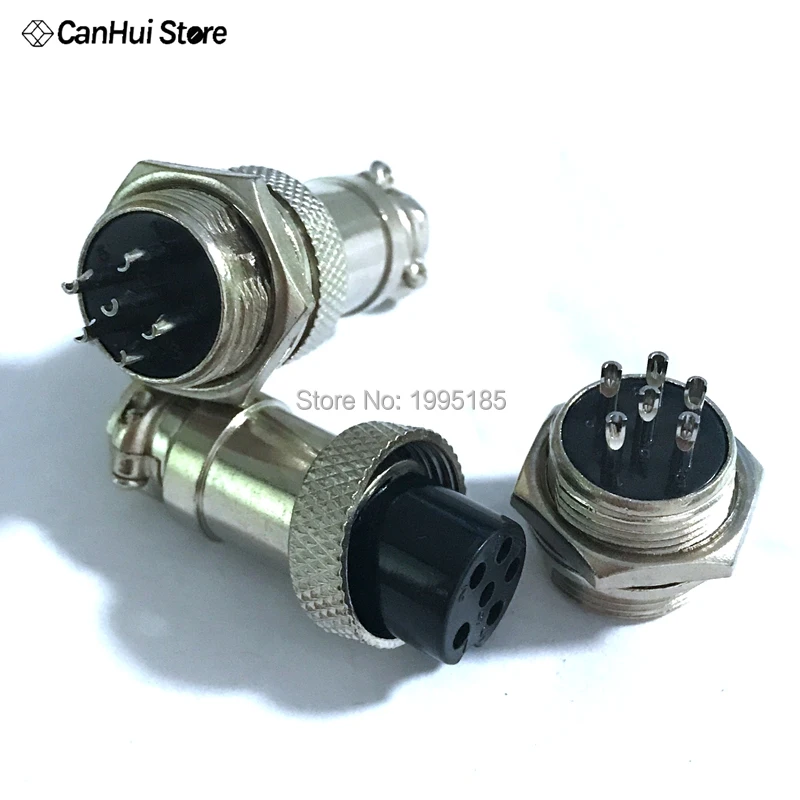 1set GX16-2/3/4/5/6/7/8/9/10 Pin Male & Female Diameter 16mm Wire Panel Connector GX16 Circular Connector Aviation Socket Plug