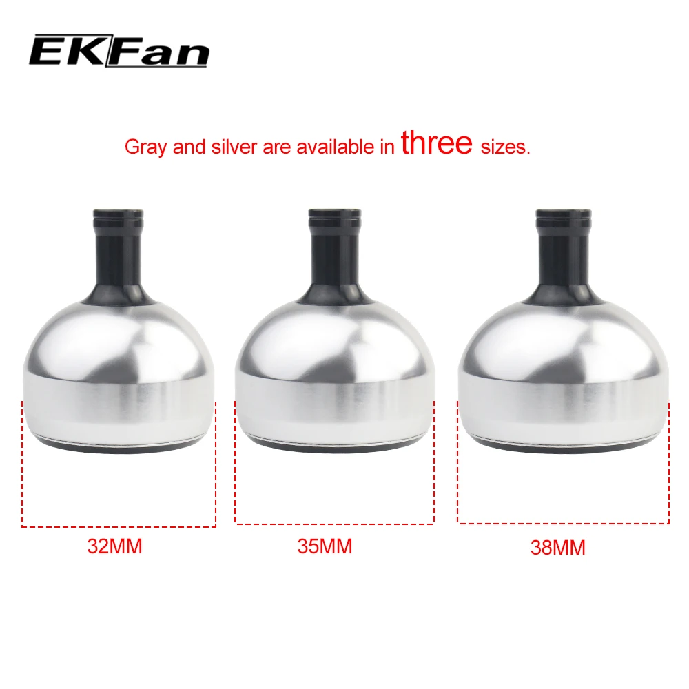 EKFan 1pc 32mm/35mm/38mm Alloy Aluminum Fishing Handle Knob For Bait Casting Spinning Reel Fishing Reel Handle Accessory