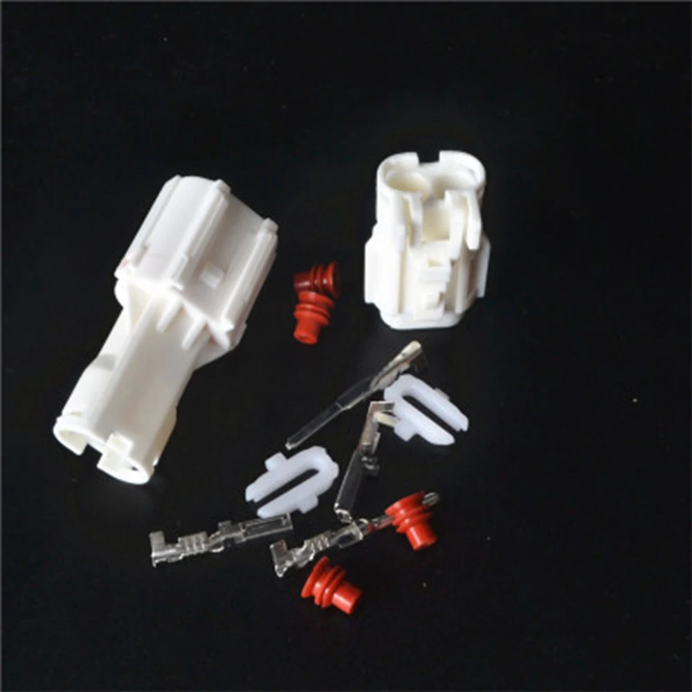

5set 2P Waterproof Connector 2.0 series White for the Automobile Motocycle Harness plug