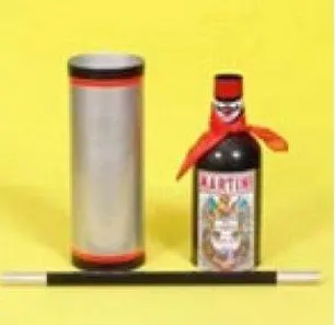 Cane Silk and Bottle Magic Tricks Amazing Stage Magic Silk Vanish Bottle Appear From Empty Tube Magia Mentalism Gimmick Props