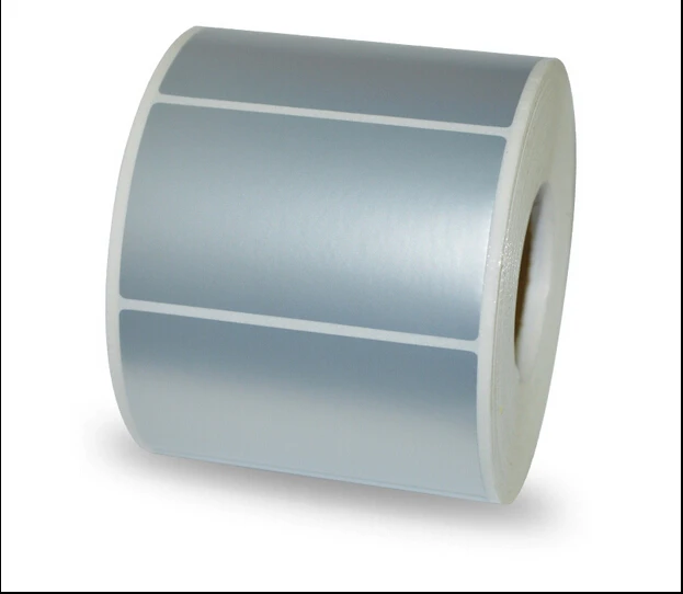 

Hot Waterproof Paper 80*50mm*1000pcs/Roll Thermal Transfer Blank PET Barcode Labels Adhesive Printed Label Sticker