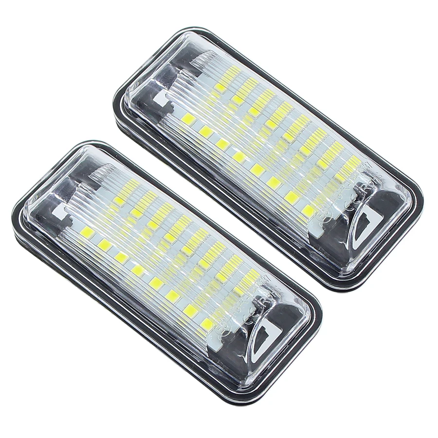 2Pcs Led car CanBus No Error License Plate Light For Subaru Forester XV Impreza Legacy BRZ WRX / WRX STI Wagon Number Lamp