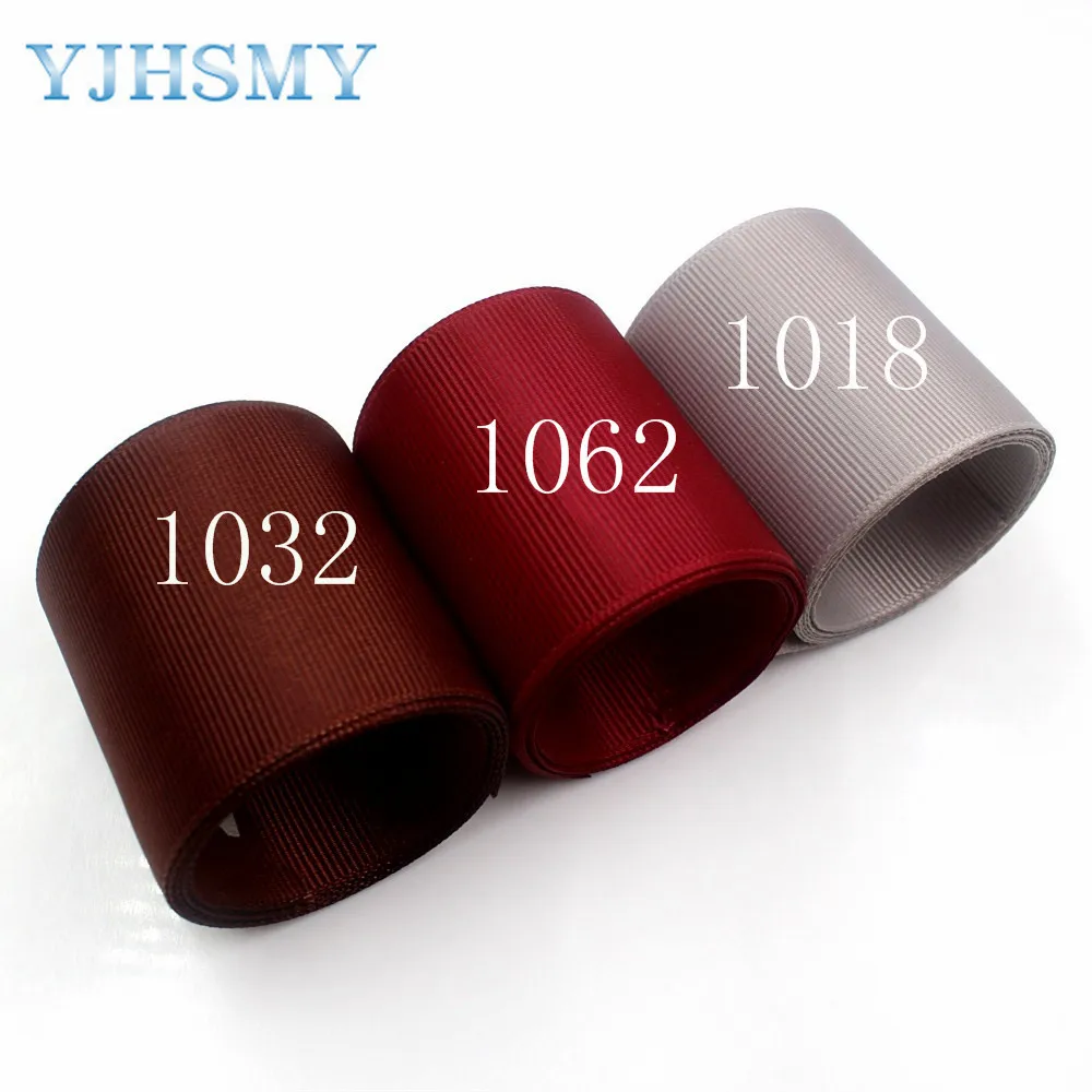 YJHSMY J-17814-L50MM,50 mm 5 Yards Solid color Printed grosgrain ribbons,Garment accessories DIY handmade hair accessories