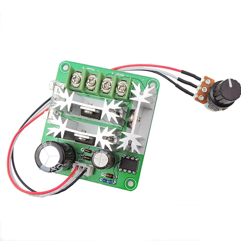 CCMHCN DC Motor Speed Controller PWM Regulador Ajustável de Velocidade PLC 6V-90V 15A em estoque Hot Sale