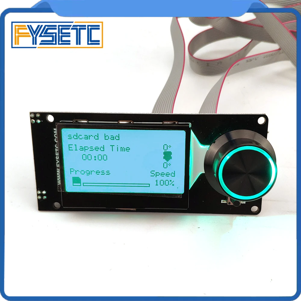 

Type C mini 12864 v1.2 MINI12864 LCD Screen Smart Display Black on white Supports Marlin DIY With SD Card 3D Printer Accessories