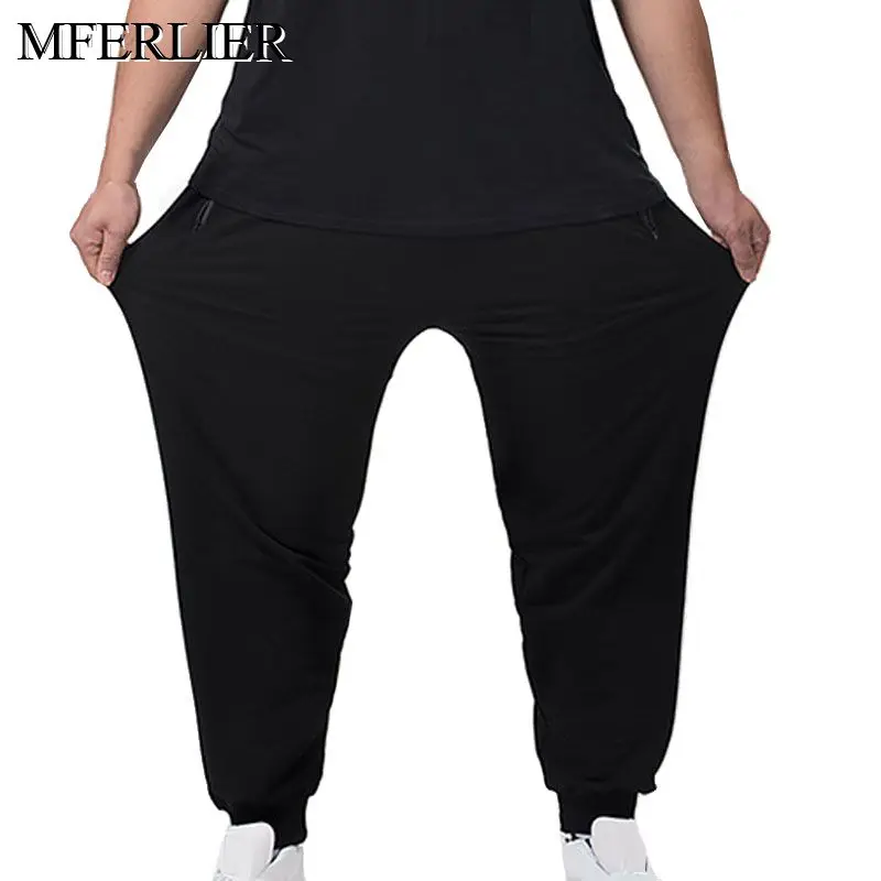 

Autumn Winter men pants 140kg 5XL 6XL 7XL Plus size With fleece Long pants men