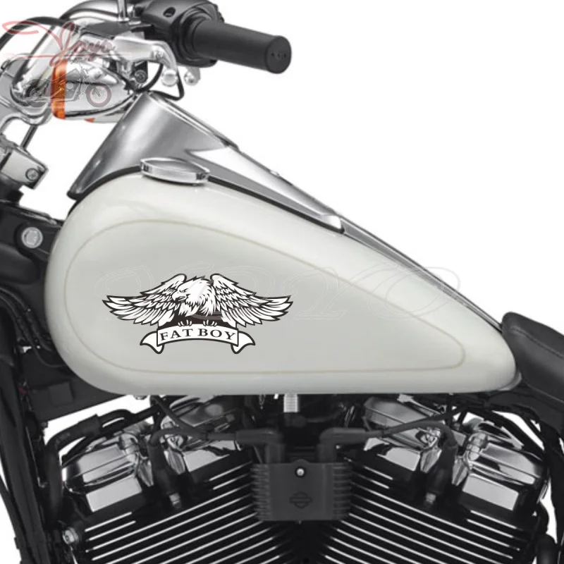 

Fly Eagle Decal Fairing Stickers Fuel Tank Decals Vinyl Sticker For Harley Softail FLSTFB Fat Boy