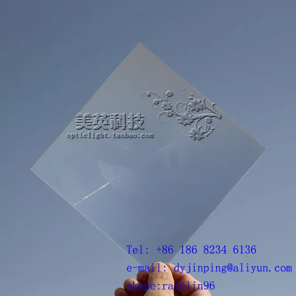 250*250 F140mm Fresnel lens  for solar energy, condence lens