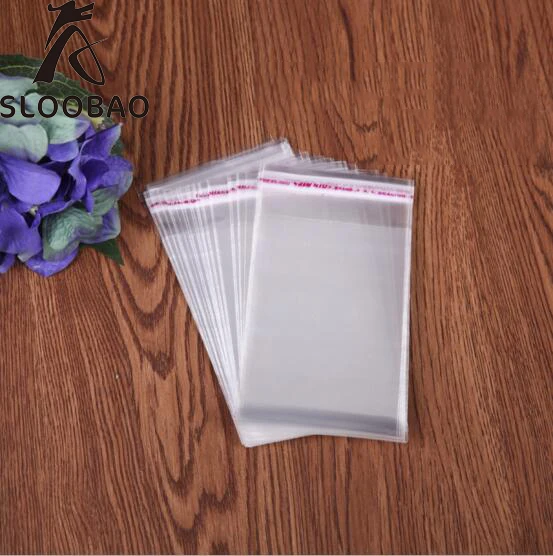 

100pcsGood Clear Resealable BOPP/Poly Ziplock Zipped Lock Bags 12*18 cm Transparent Opp Bag Packing Plastic Bags Self Adhesive S