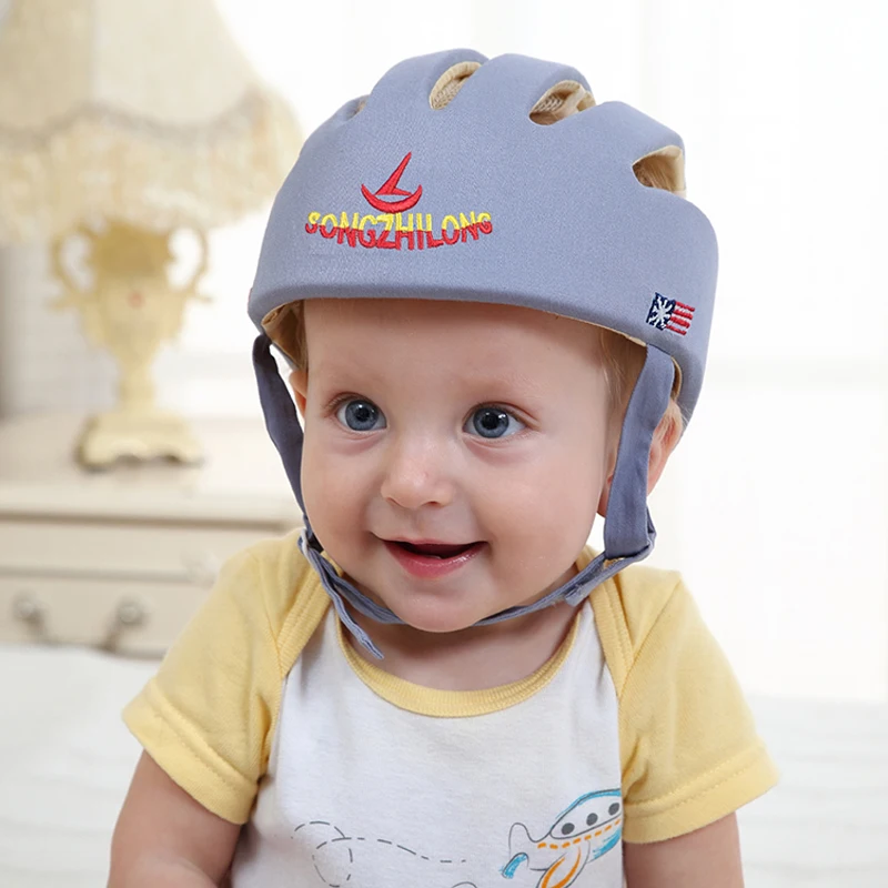 Capacete do bebê Capacete de Segurança Protetora Para Bebês Menina Algodão Infantil Proteção Chapéus Crianças Cap Para Meninos Meninas Capacete