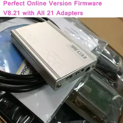 2023 Carprog Full Perfect Online Version Firmware V8.21 Software V10.93 with All 21 Adapters Including Full Authorization