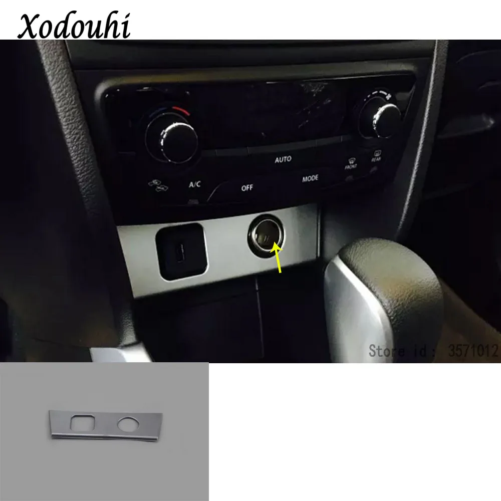 For Suzuki Vitara Escudo 2016 2017 2018 2019 2020 Car Control Socket Charge Cigarette Smoke Lighter Switch Frame Lamp Stick Trim