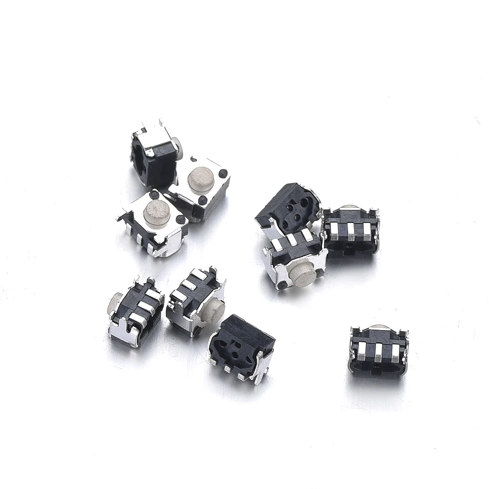 10PCS Mini DC12V 0.5A Switch 3*4*3mm 3Pin Touch Micro Switch Tact Push Button Switches For Controlling Micro-circuits