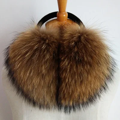 2020 new FXFURS Oversized really big raccoon fur earmuffs Korean real fur earmuffs lovely personality plush fur  ear cover  warm