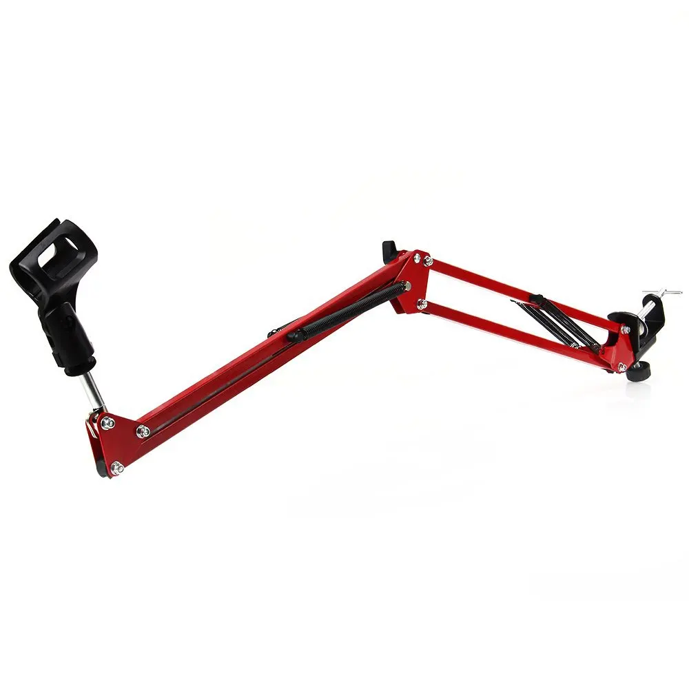 NB-35 metal extensível gravação microfone suporte tripé boom scissor braço titular com microfone clipe de montagem braçadeira para bm 800