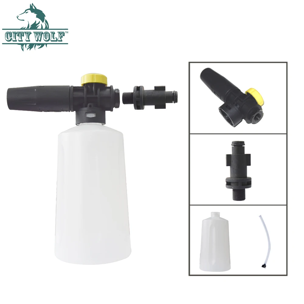 Snow Foam Nozzle Gun Generator Deck Foam Bottle For Old Bosch Clic 125 Aquatak 10  High Pressure Washer Car Washer Cleaning