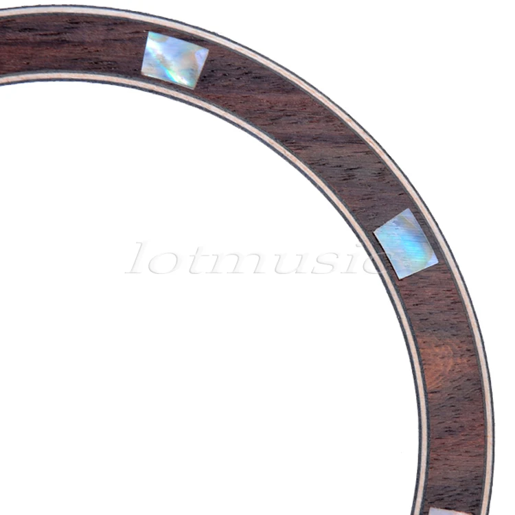 Abalone Guitar Rosewood Rosette Inlay Acoustic Sound Hole Ring Guitar parts