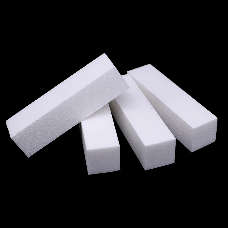 10Pcs/lot Nail File Sponge Nail Art Buffing Block Files Pedicure Manicure  White Buffer Block Nail  Glitter Tools Women Salon