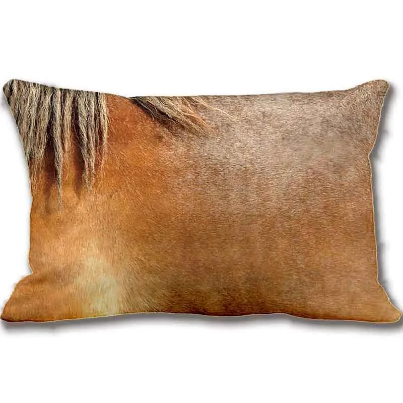 Horse Hide And Main Abstract Throw Pillow Decorative Cushion Cover Pillow Case Customize Gift By Lvsure For Sofa Seat Pillowcase