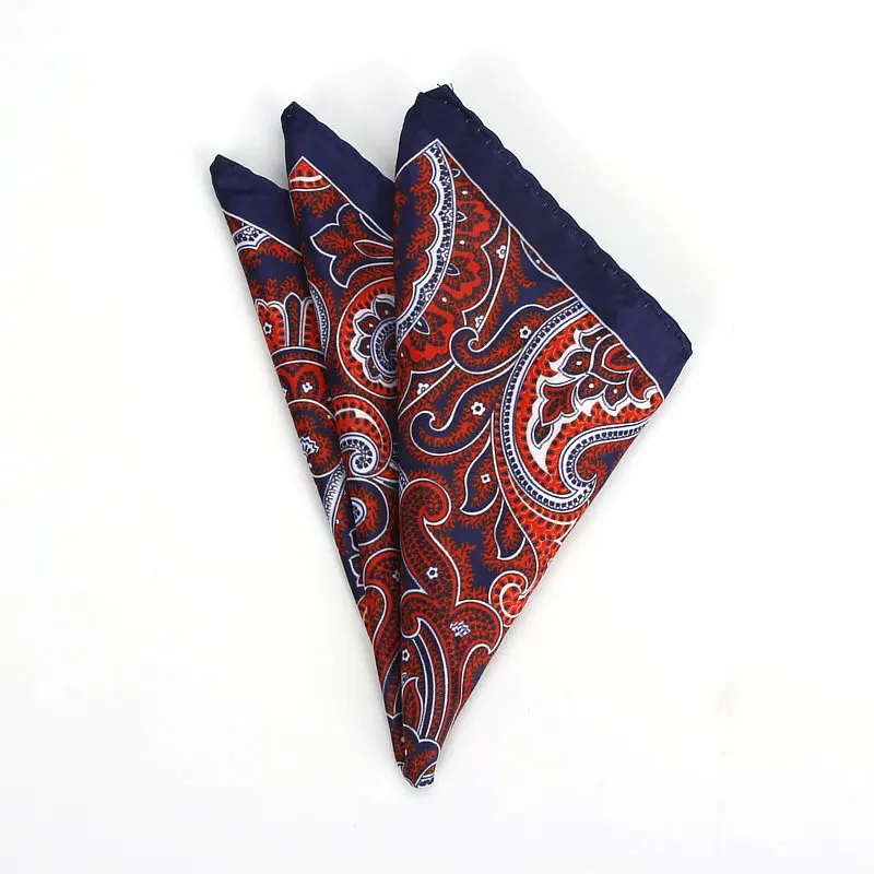 2018 mannen Merk Zakdoek Vintage Paisley Pocket Vierkante Zachte Zakdoeken Wedding Party Business Kunstzijde Borst Handdoek Gift