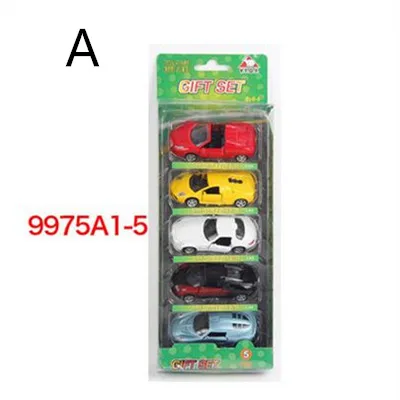 1: 64 diecast alloy toy car model metal barrowload open the door  5 PCS/set kids toys Christmas gifts