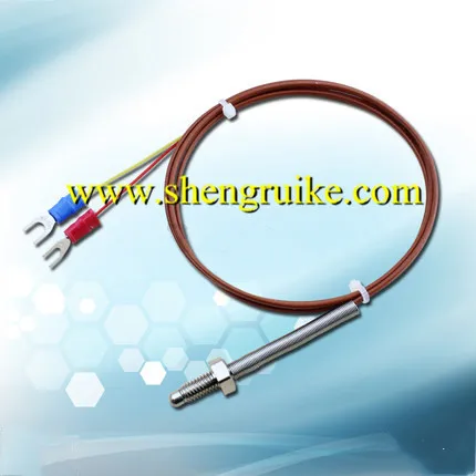 K type thermocouple Teflon line K screw type thermocouple M6 thread temperature probe